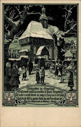 Künstler annaberg buchholz - künstler, ak