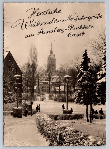 Postkarte annaberg buchholz - postkarte, annaberg-buchholz