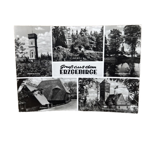 Postkarte erzgebirge annaberg - postkarte,