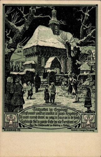 Künstler annaberg buchholz - künstler, ak