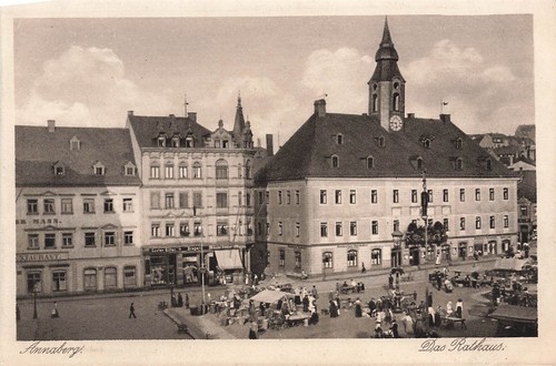 Annaberg buchholz rathaus - ak,
