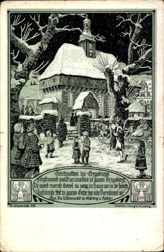 Künstler annaberg buchholz - ak,